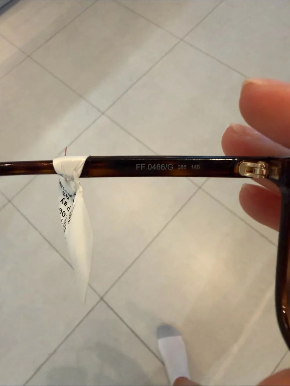 Fendi FF 0466/G Tortoise Cat-Eye Eyeglasses NWT